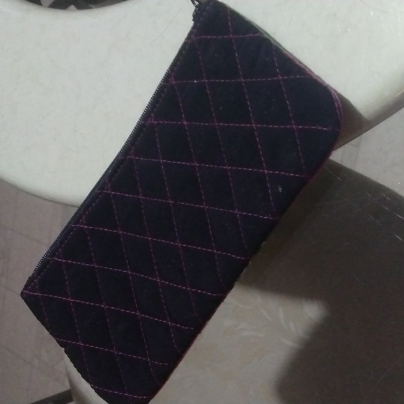 EUC Vera Bradley patchwork cosmetic bag - Picture 2 of 3